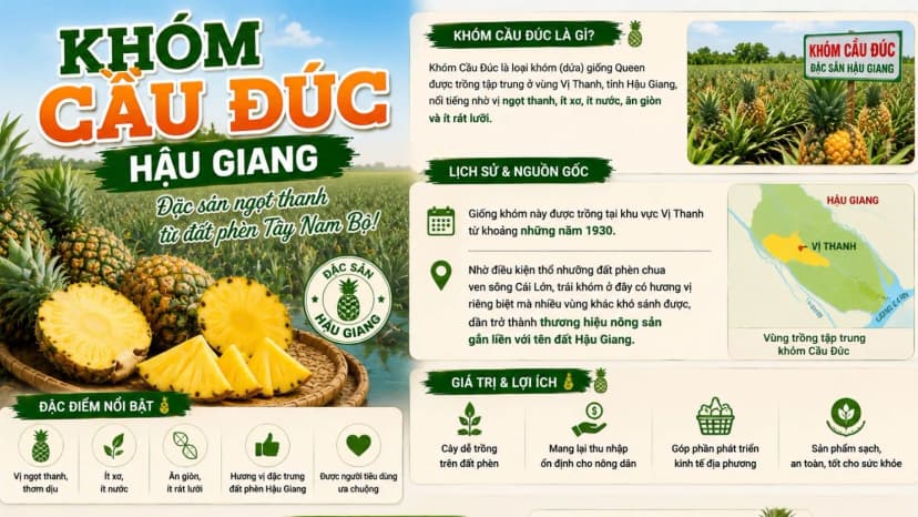 Khóm Cầu Đúc Hậu Giang là gì?
