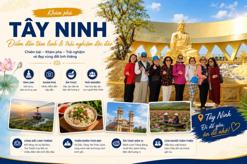 Núi Bà Đen Tây Ninh nhìn từ khu du lịch trên đỉnh núi