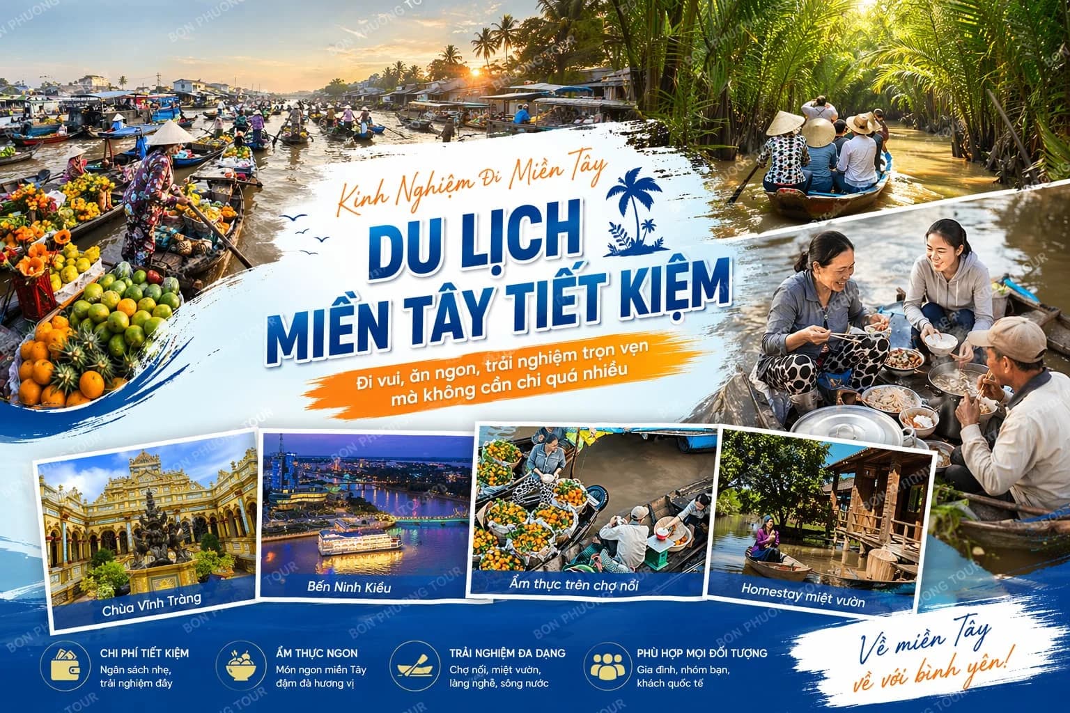 Du Lịch Miền Tây Tiết Kiệm: Bí Quyết Đi Vui, Ăn Ngon, Trải Nghiệm Trọn Vẹn