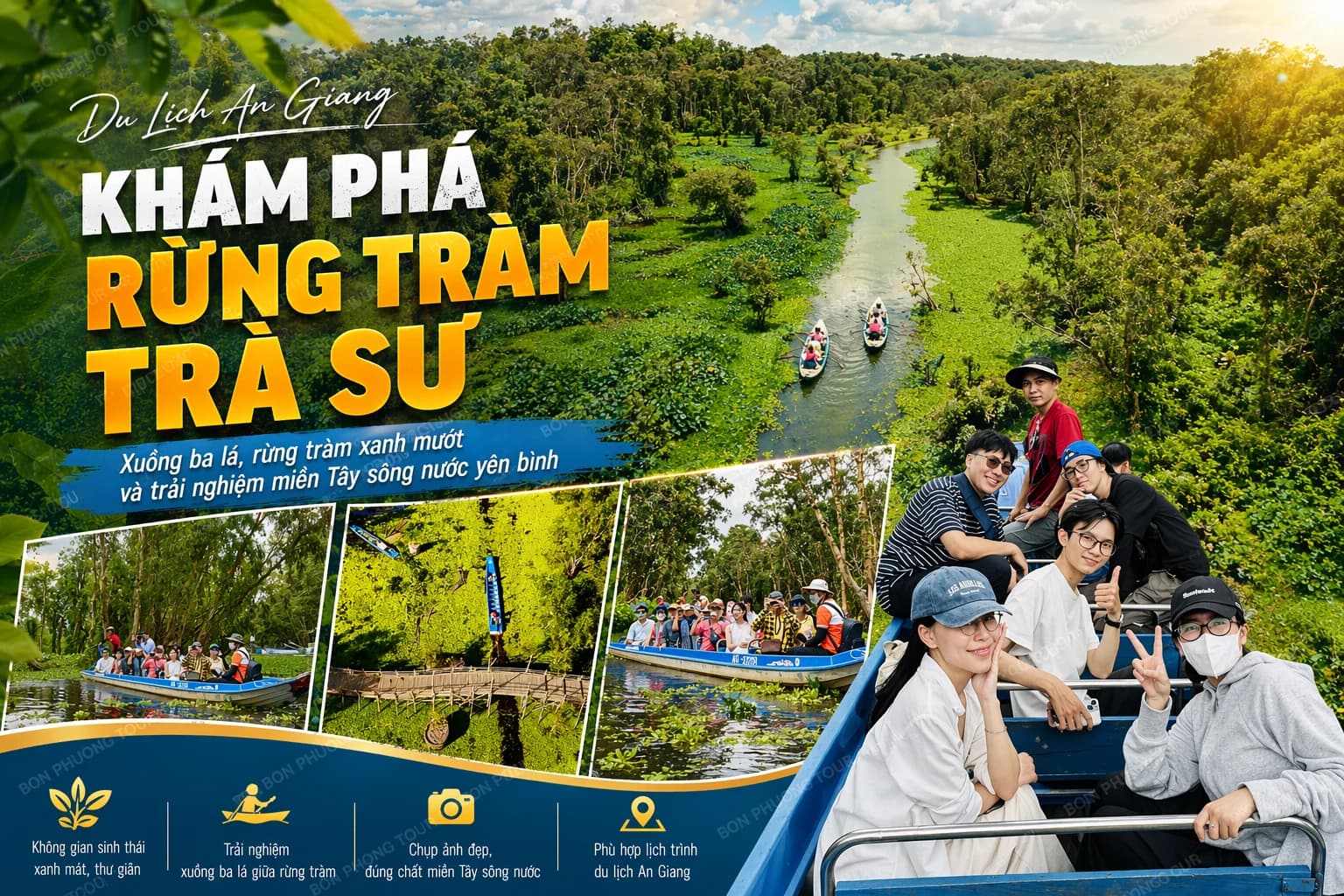 Rừng Tràm Trà Sư: Kinh Nghiệm Tham Quan Chi Tiết A-Z