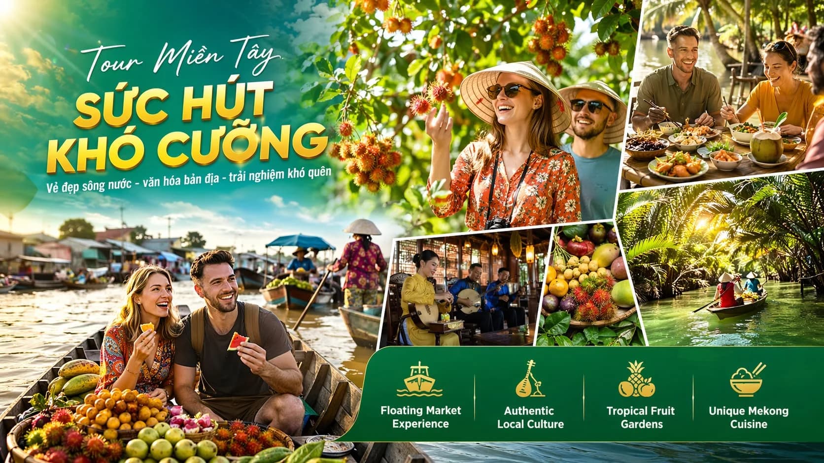 Tour Miền Tây Thu Hút Khách Quốc Tế Bởi Điều Gì?