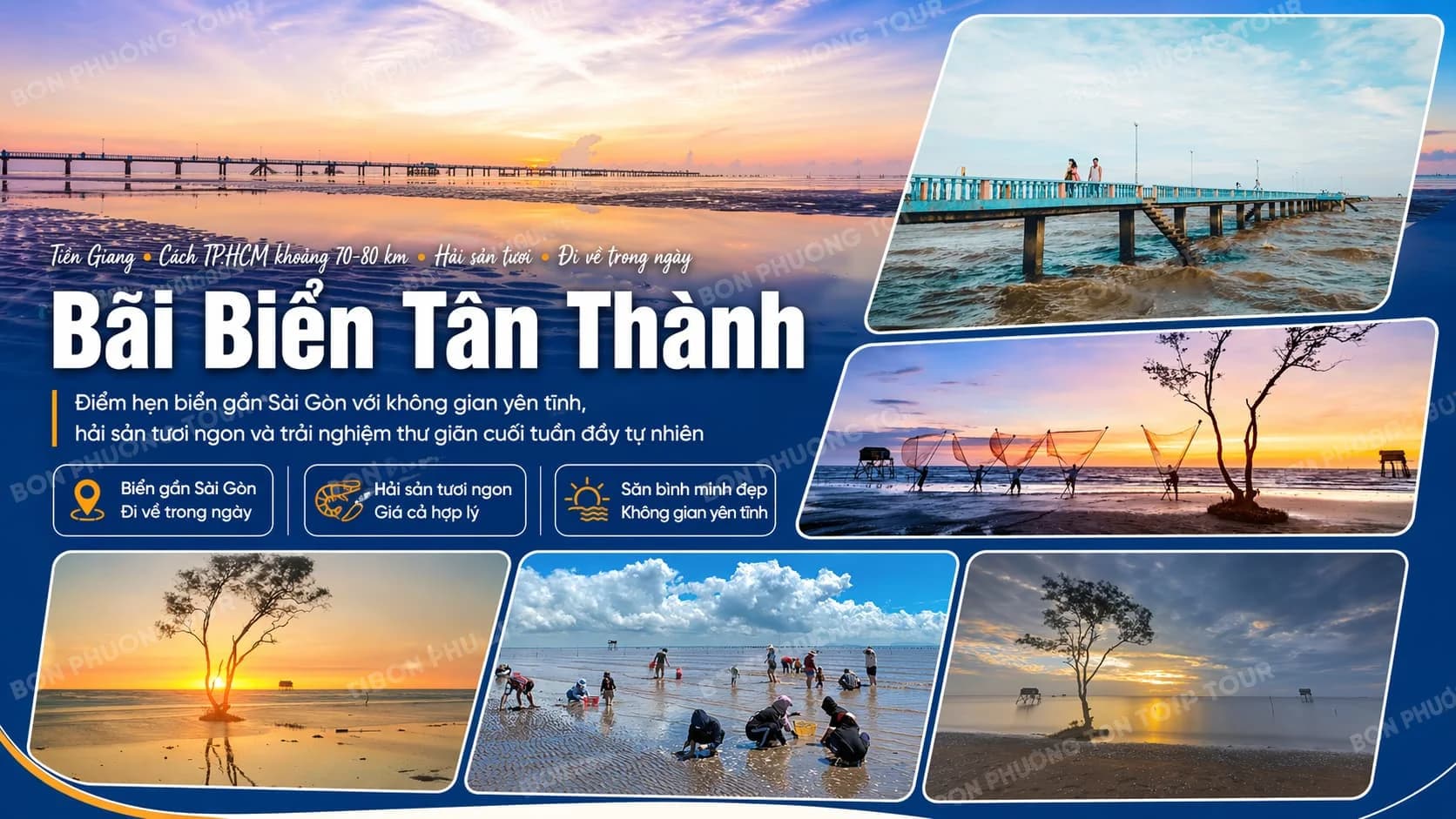 Bãi Biển Tân Thành Tiền Giang: Ăn Gì, Chơi Gì?
