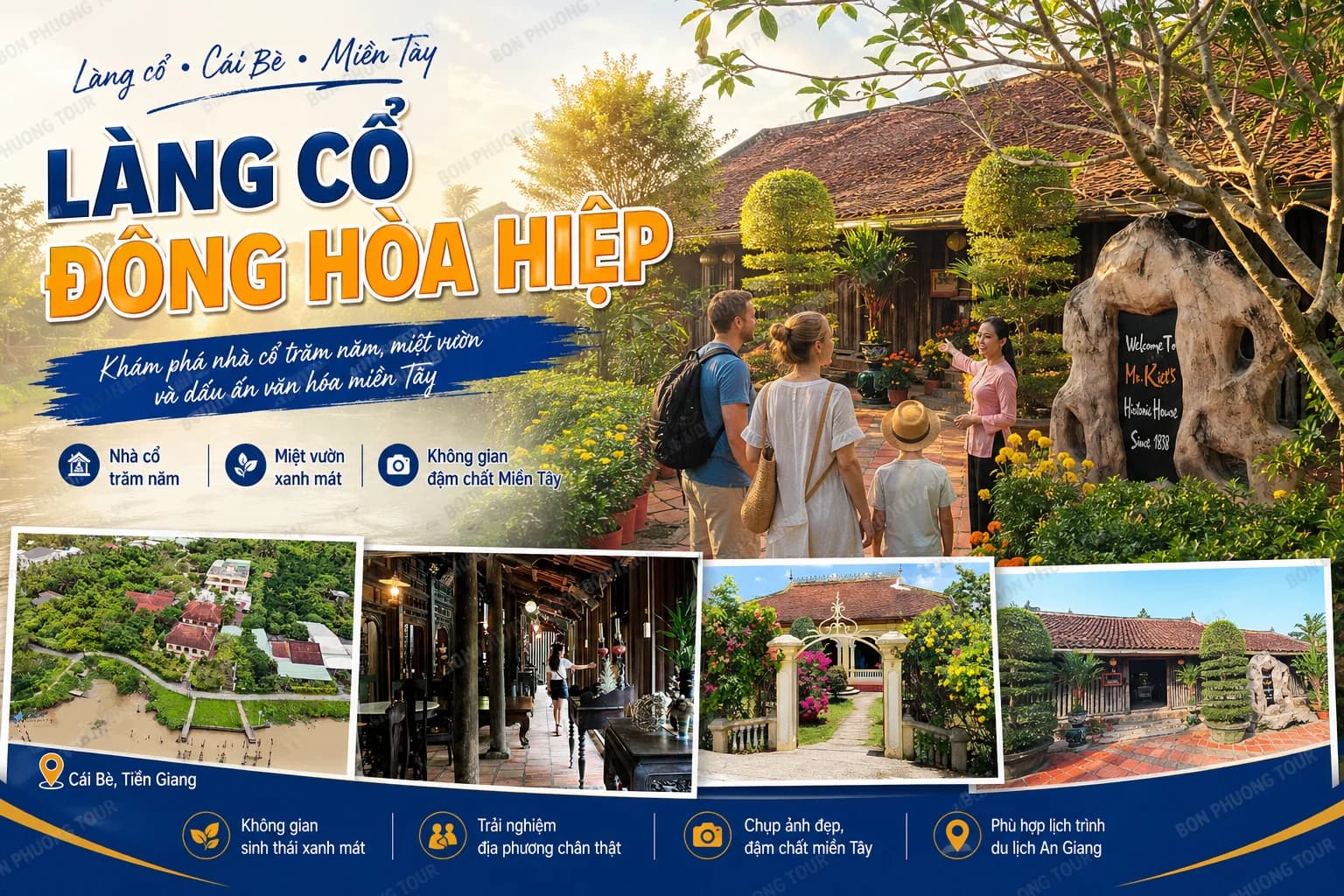 Làng Cổ Đông Hòa Hiệp: Kinh Nghiệm Tham Quan Cái Bè