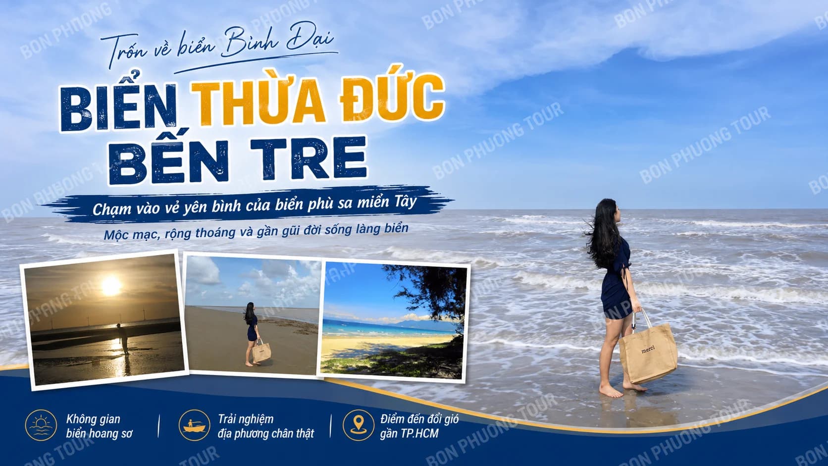 Biển Thừa Đức Bến Tre: Kinh Nghiệm Đi Bãi Biển Hoang Sơ