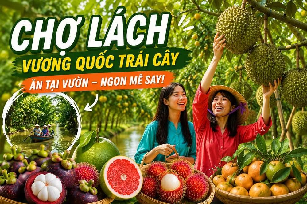 Khám Phá Vườn Trái Cây Chợ Lách Bến Tre: Mùa Nào Đẹp Nhất?