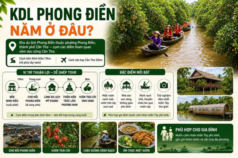 KDL Phong Điền nằm ở đâu?