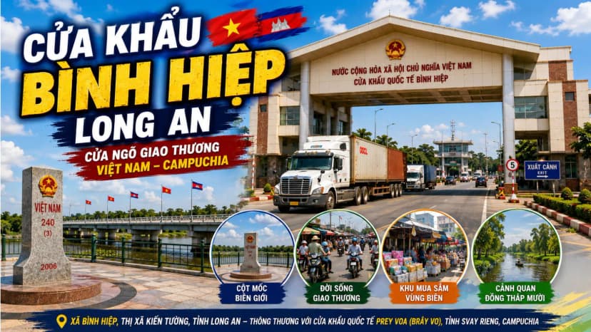 Khu vực Cửa khẩu quốc tế Bình Hiệp