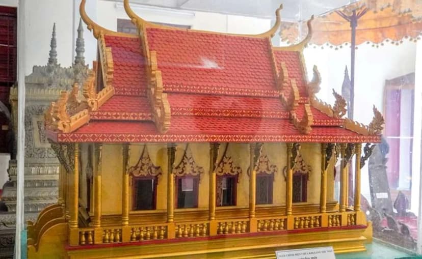 Mô hình chùa ở Sóc Trăng