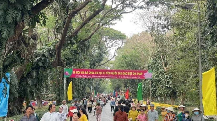 Nghi lễ truyền thống tại Gò Tháp