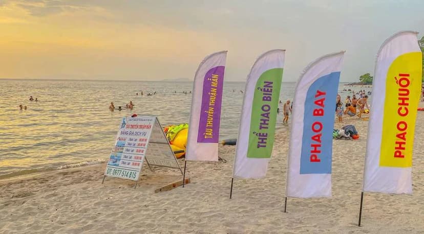 Dịch vụ vui chơi tại Mũi Nai