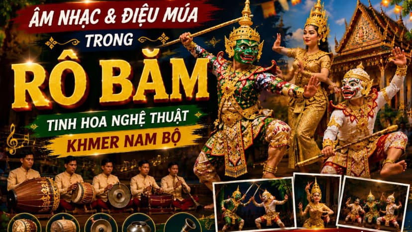 Nghệ thuật Rô Băm truyền thống của người Khmer Trà Vinh