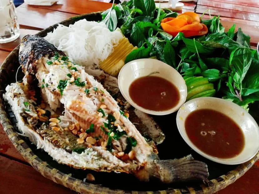 Cá Lóc Nướng Trui