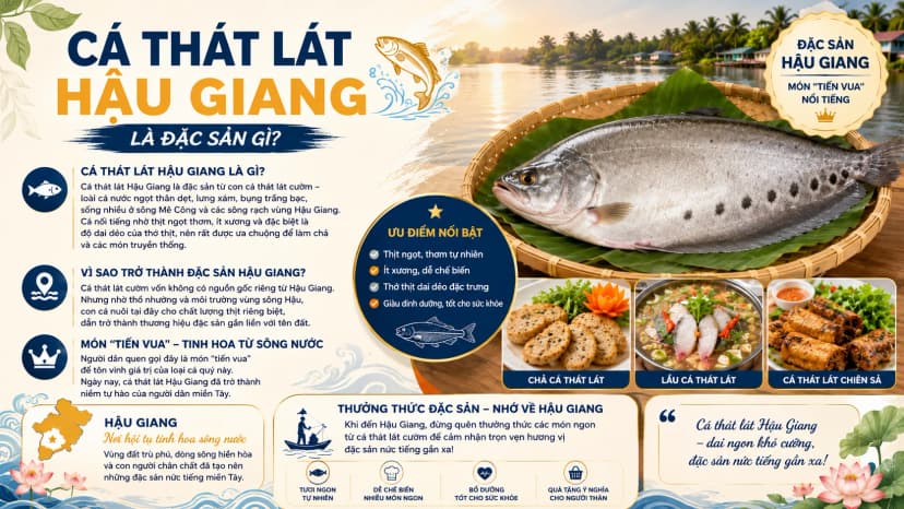 Cá Thát Lát Hậu Giang là đặc sản gì?