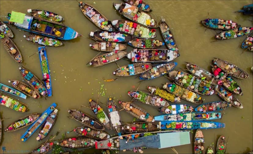 tour Cần Thơ 1 ngày chợ nổi Cái Răng
