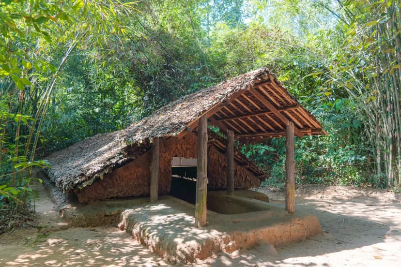Không gian sinh hoạt thời chiến tại Địa đạo