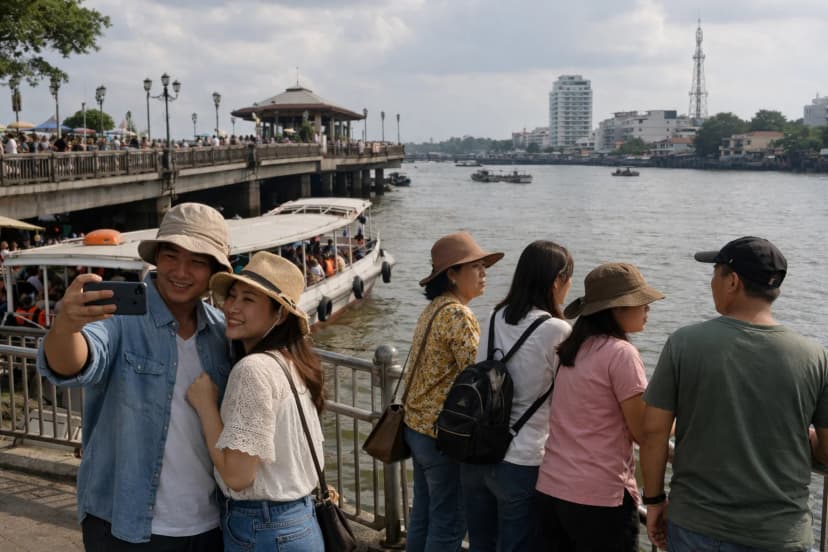 Du khách tham quan bến Ninh Kiều và trải nghiệm không khí Cần Thơ trong ngày
