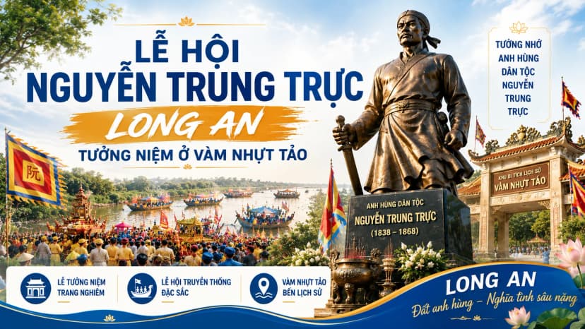 Lễ tưởng niệm Nguyễn Trung Trực tại Vàm Nhựt Tảo