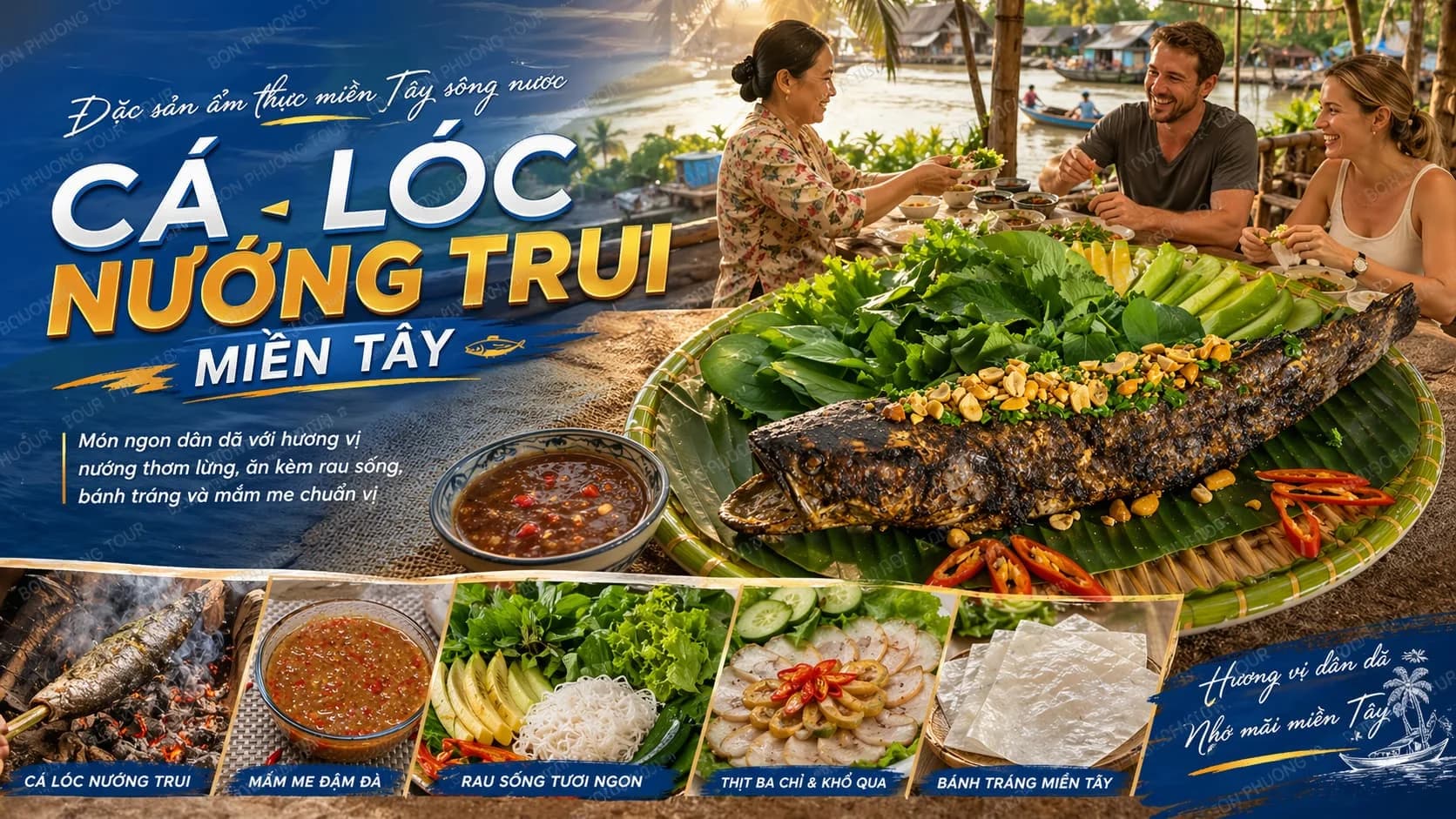 Cá Lóc Nướng Trui Miền Tây: Đặc Sản Dân Dã Khó Cưỡng