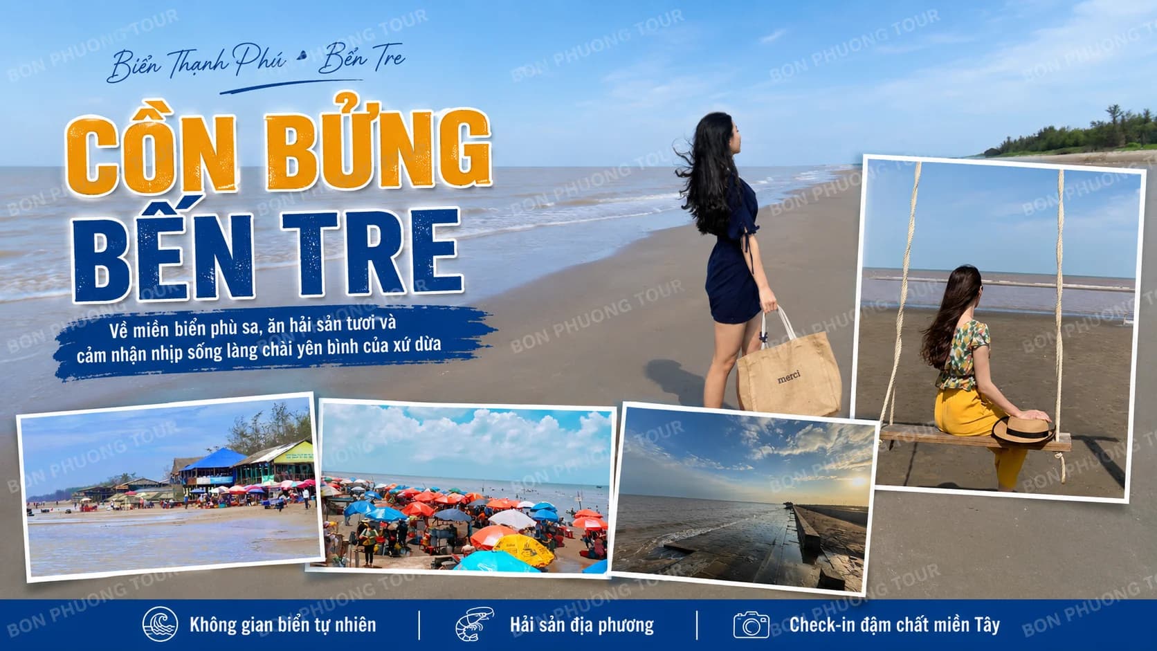 Cồn Bửng Bến Tre: Kinh Nghiệm Đi Biển Thạnh Phú