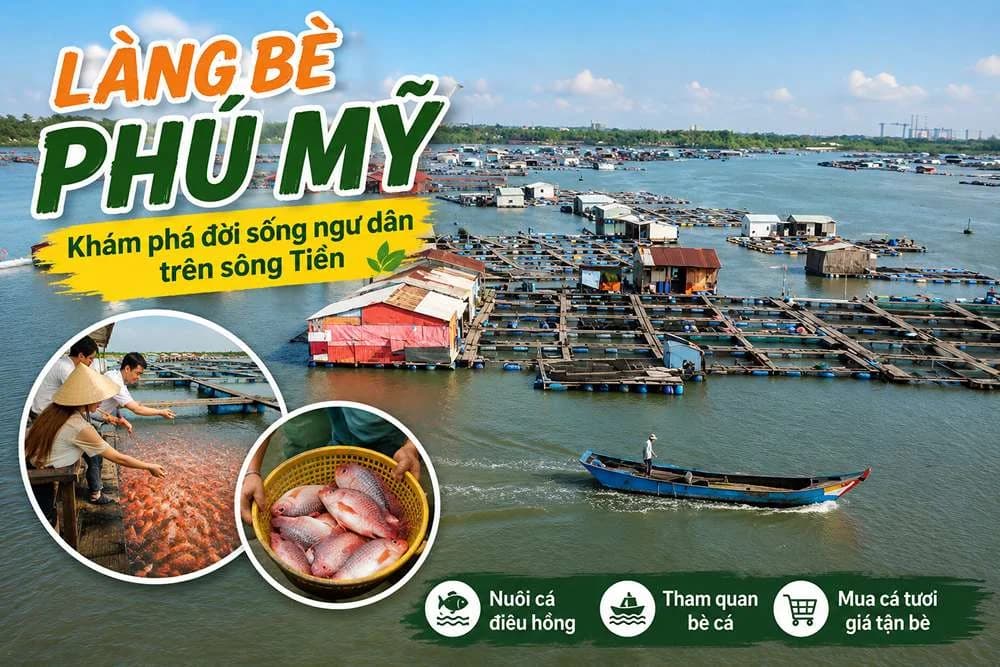 Làng Bè Phú Mỹ Tiền Giang: Trải Nghiệm Độc Đáo Miền Tây