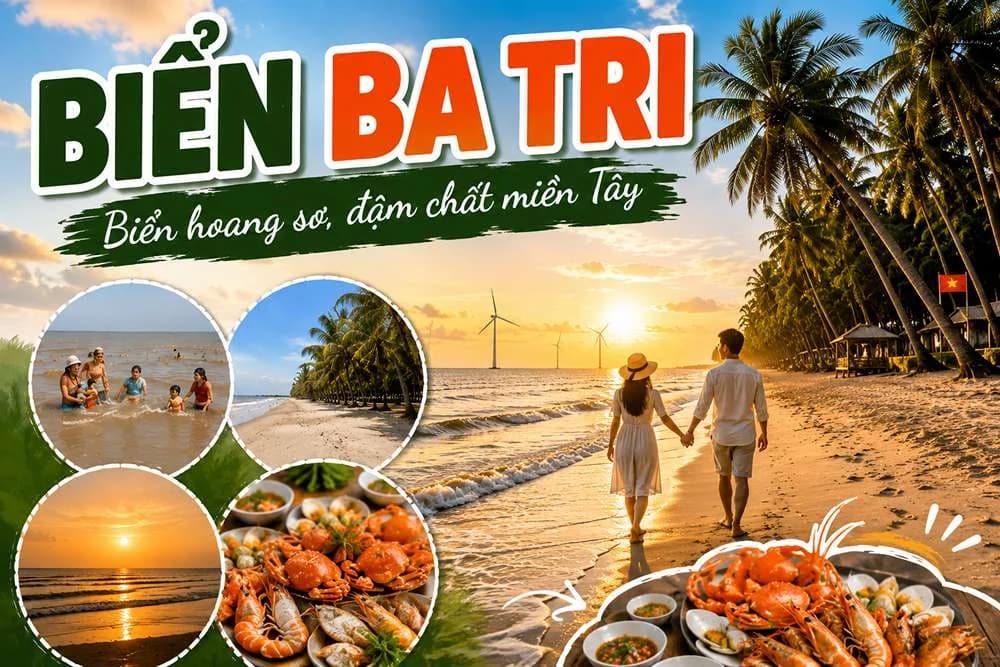 Biển Ba Tri Bến Tre: Khám Phá Nét Đẹp Hoang Sơ Miền Tây
