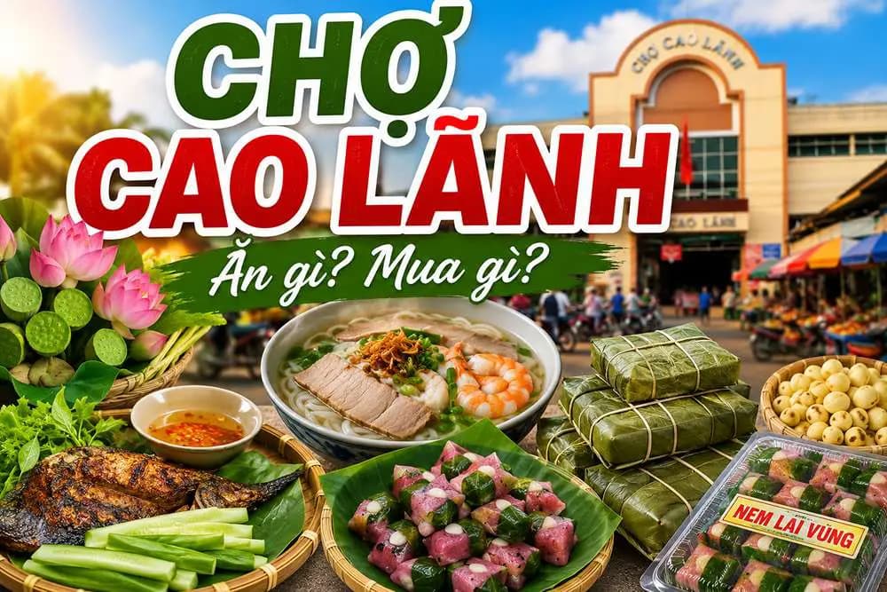 Chợ Cao Lãnh Đồng Tháp: Khám Phá 7 Đặc Sản & Kinh Nghiệm Du