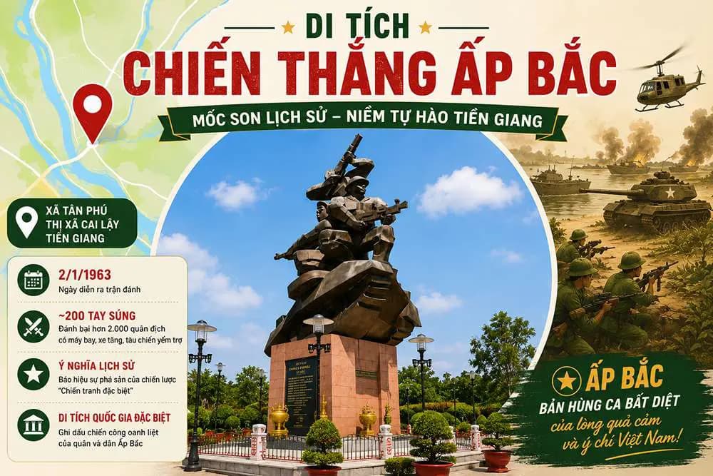Di Tích Chiến Thắng Ấp Bắc Tiền Giang: Mốc Son Lịch Sử Hào