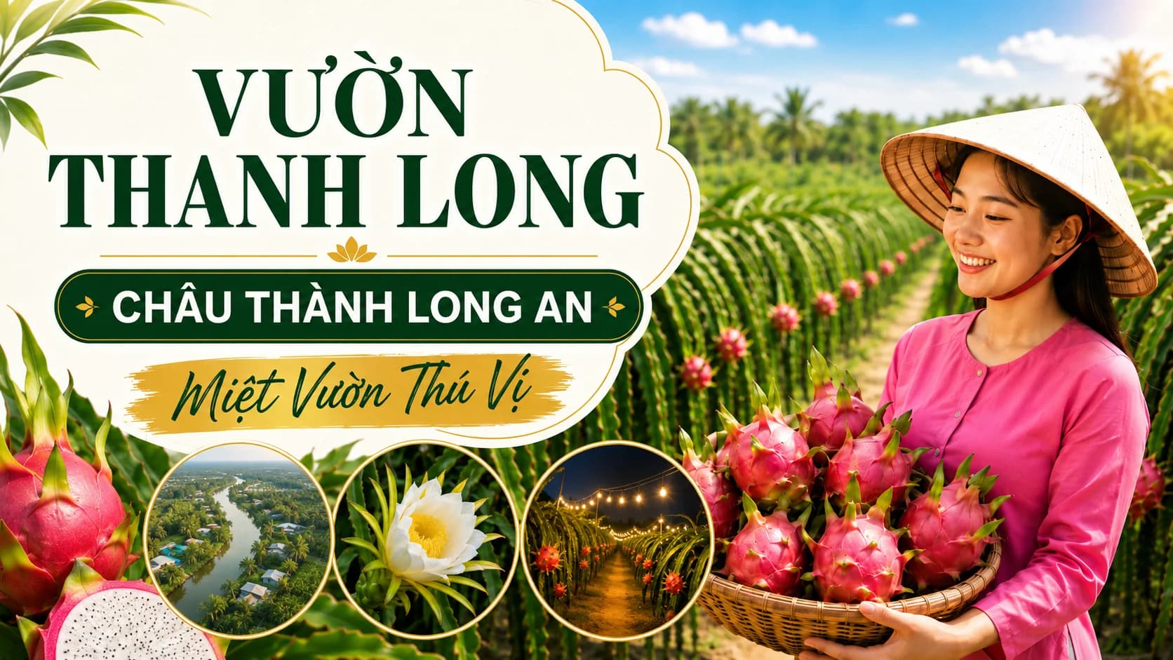 Vườn Thanh Long Châu Thành Long An: Đi Mùa Nào?