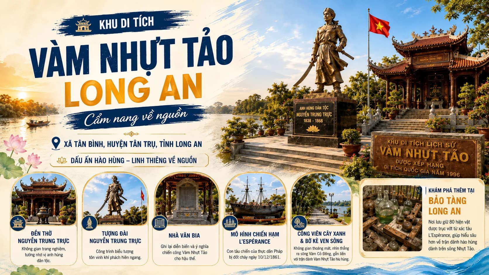 Khu Di Tích Vàm Nhựt Tảo: Lịch Sử & Kinh Nghiệm
