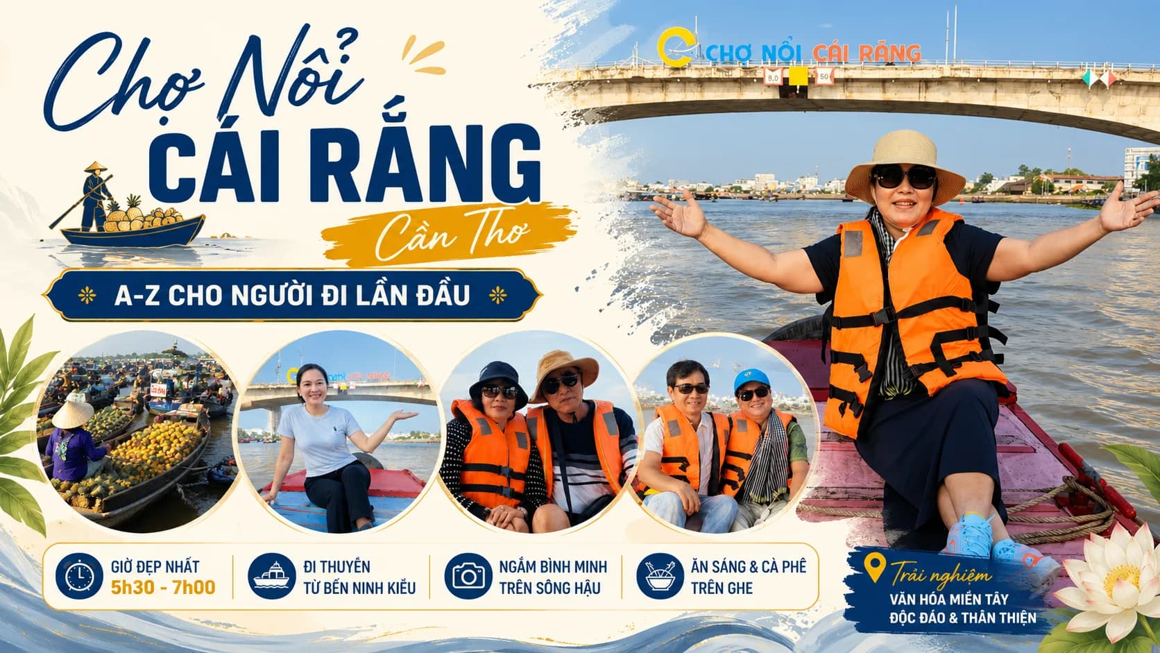 Chợ Nổi Cái Răng Cần Thơ: Kinh Nghiệm Khám Phá Từ A-Z