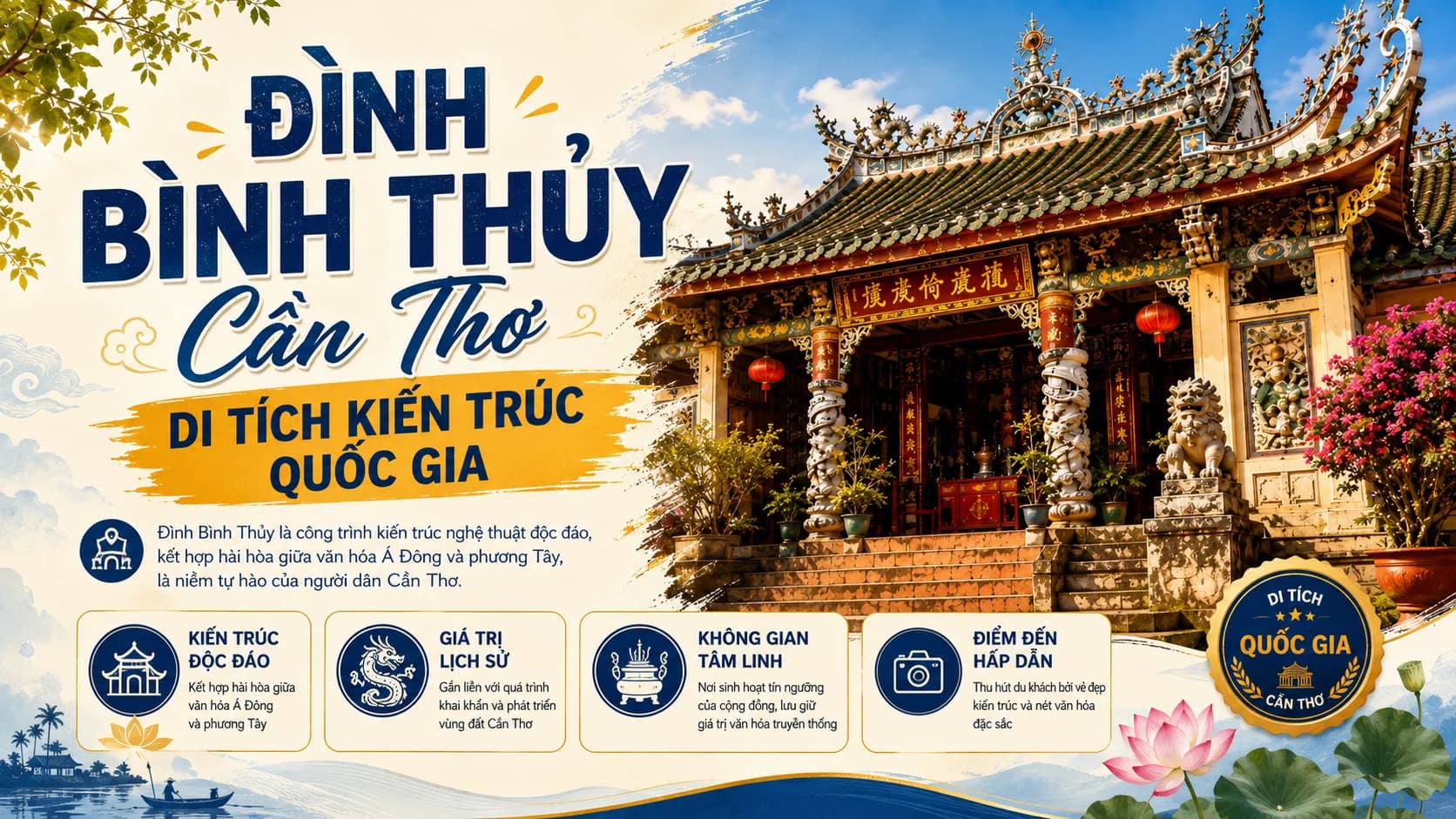 Đình Bình Thủy Cần Thơ: Kiến Trúc, Lễ Hội, Kinh Nghiệm