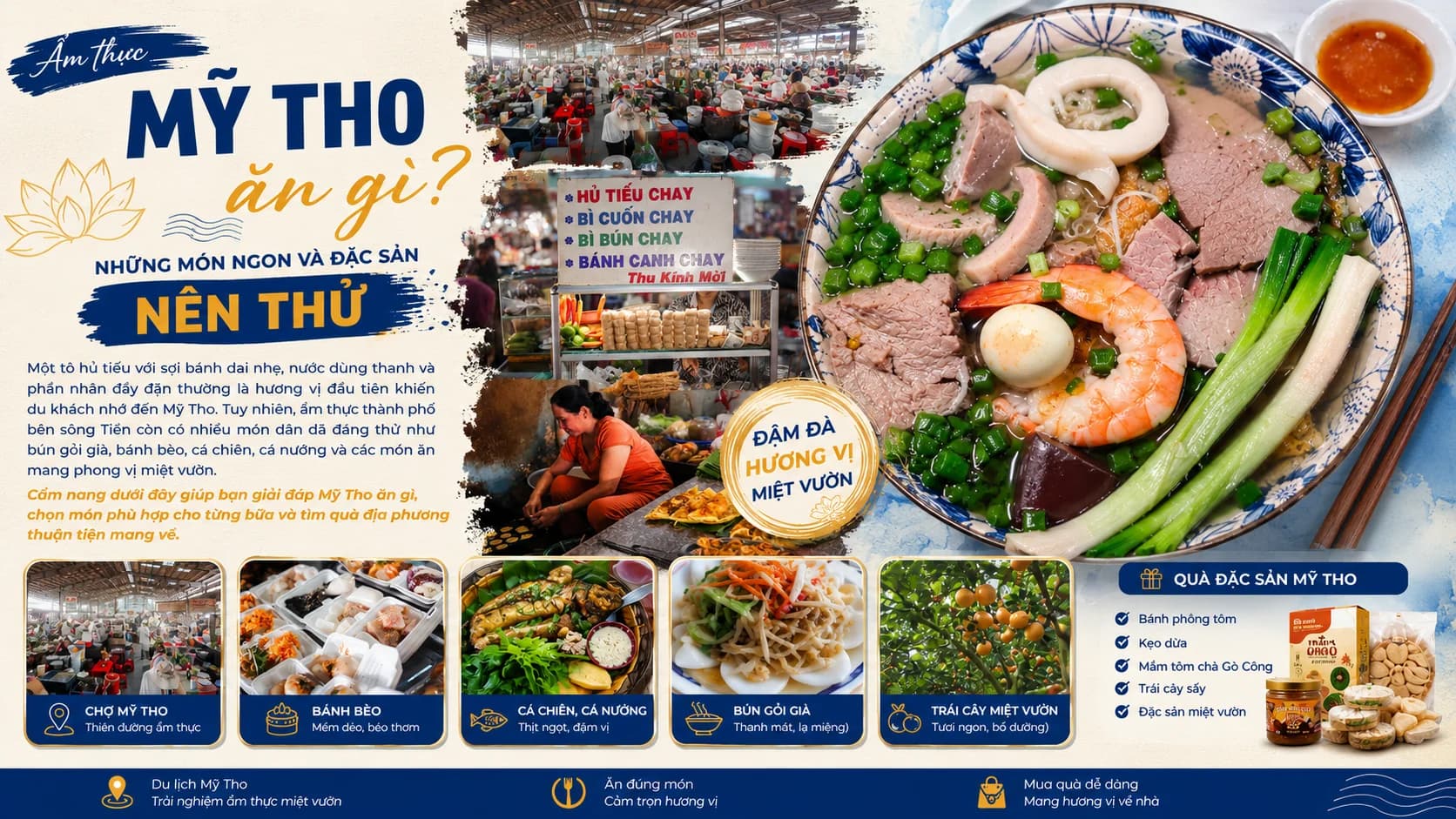 Mỹ Tho Ăn Gì? Những Món Ngon Và Đặc Sản Mỹ Tho Nên Thử