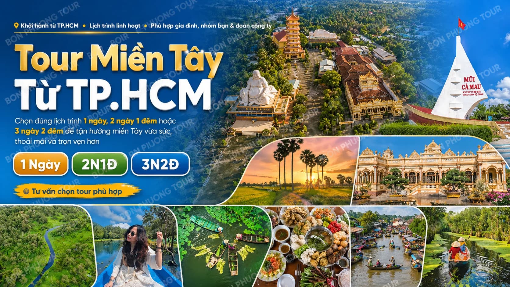 Tour Miền Tây Từ TP.HCM: Chọn Lịch Trình Nào Phù Hợp?