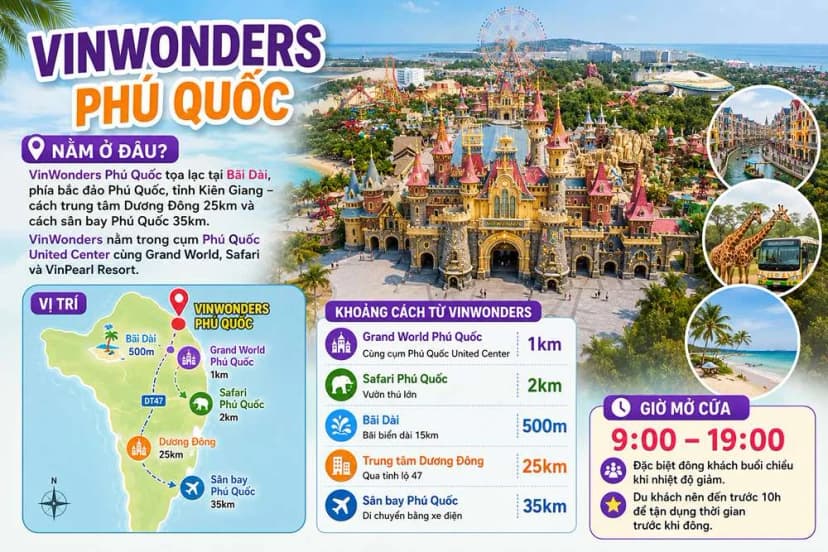 VinWonders Phú Quốc nằm ở đâu?