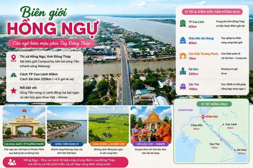 Biên giới Hồng Ngự nằm ở đâu?
