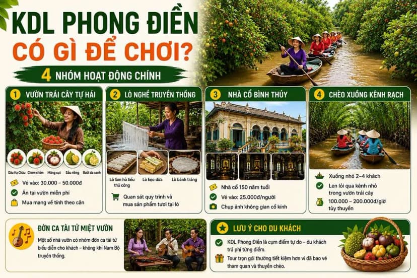 KDL Phong Điền có gì để chơi?