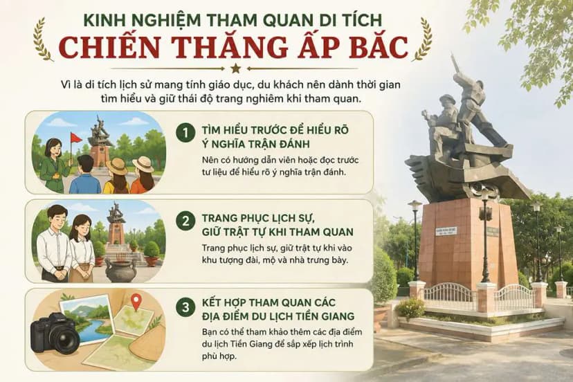 Khu di tích Chiến thắng Ấp Bắc có gì tham quan?