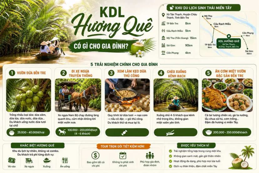 KDL Hương Quê có gì cho gia đình?