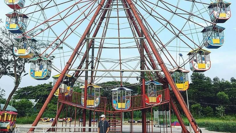Khu vui chơi tại công viên văn hoá An Hoà