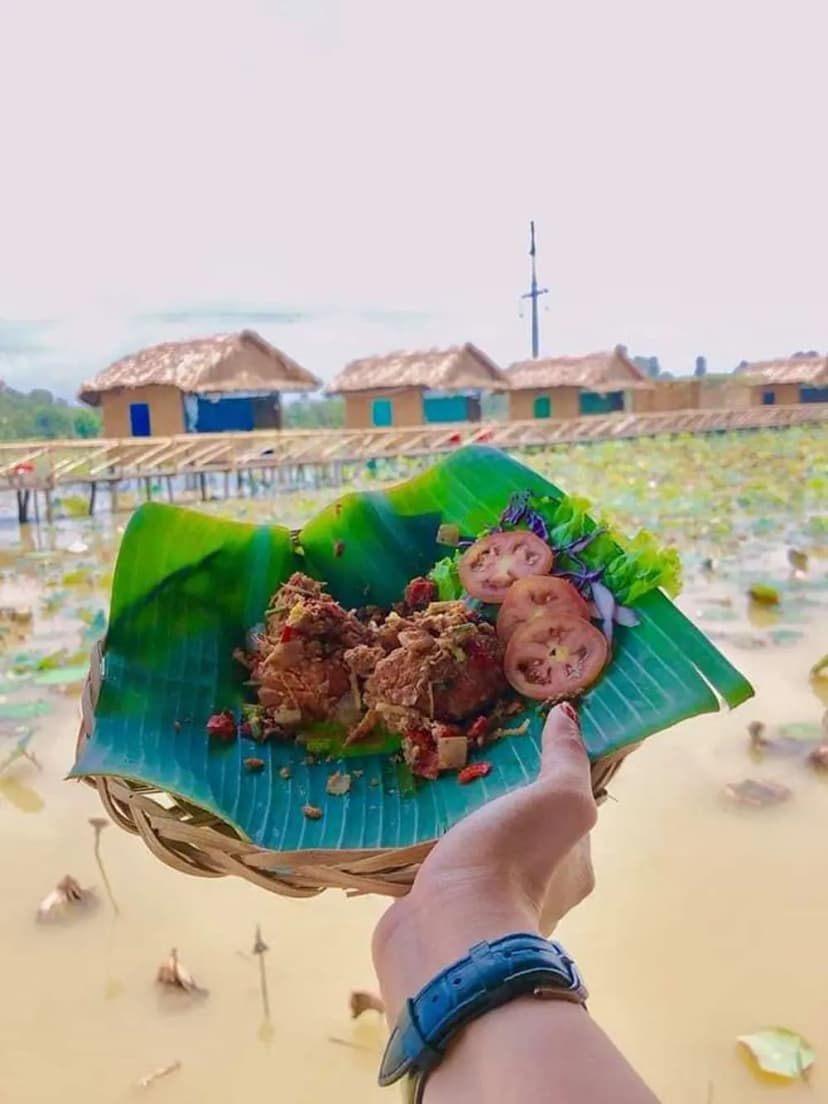 Thưởng thức ẩm thực tại khu du lịch Mỹ Phước Thành