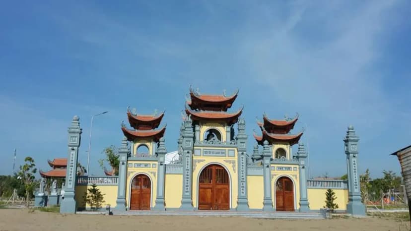 Cổng Thiền viện Trúc Lâm Sóc Trăng