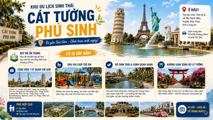 Công viên 7 Kỳ Quan tại Cát Tường Phú Sinh