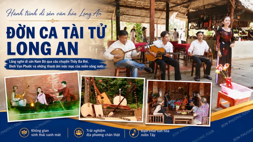 Biểu diễn đờn ca tài tử tại Long An