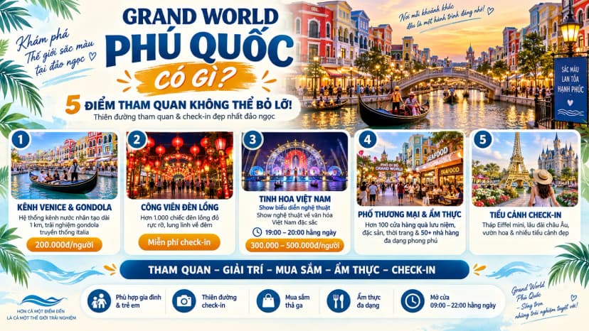 Grand World Phú Quốc có gì?