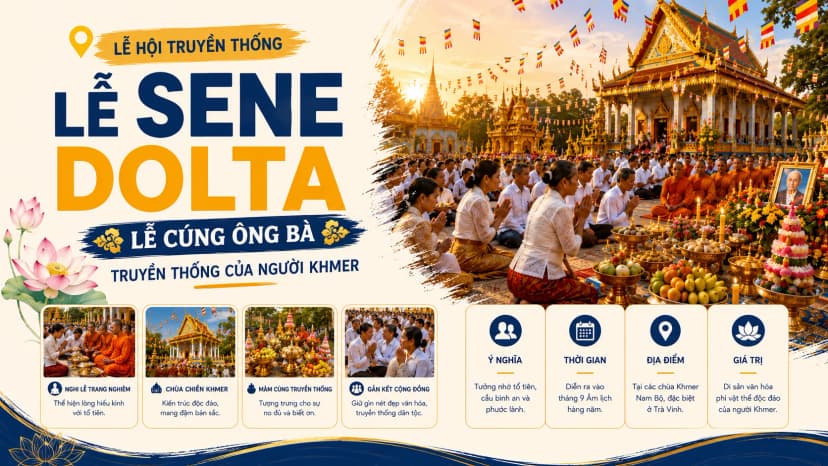Lễ Sene Dolta của đồng bào Khmer Trà Vinh