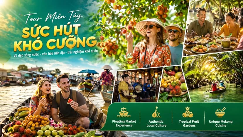 Tour Miền Tây: Sức Hút Khó Cưỡng Với Du Khách Quốc Tế