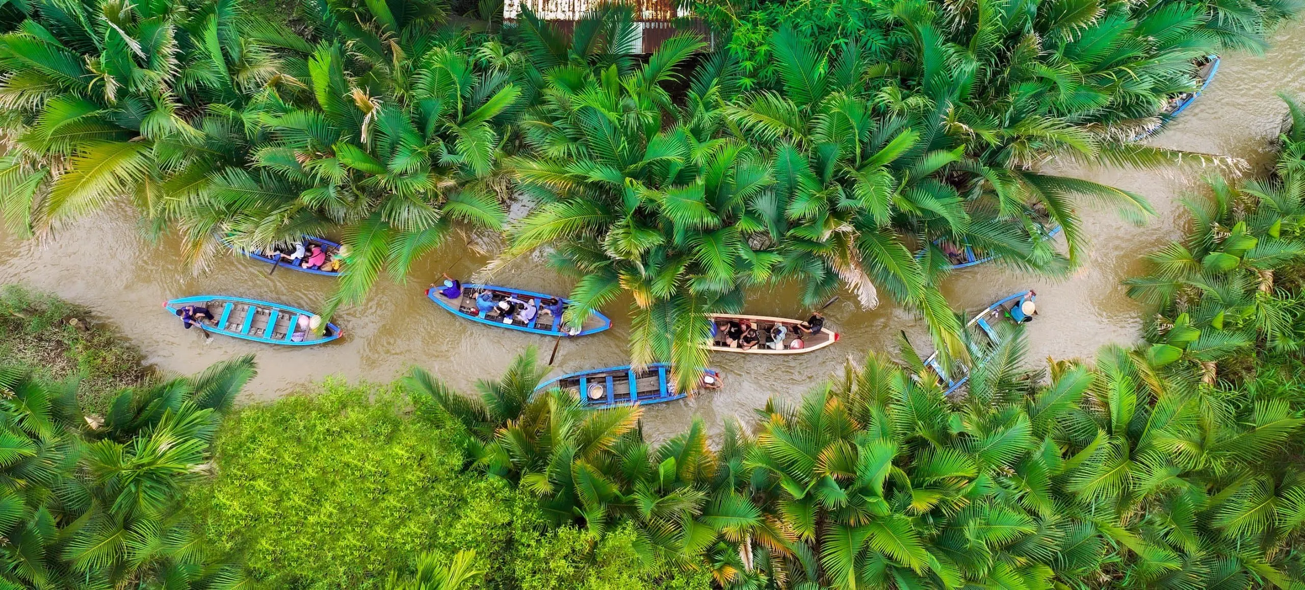 Tour miền Tây 1 ngày Mỹ Tho – Bến Tre, đi xuồng qua rạch dừa nước