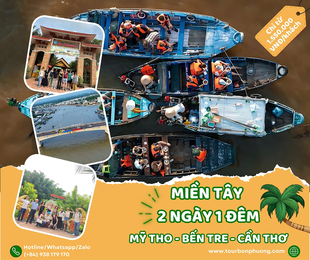 Review Tour Miền Tây 2 Ngày 1 Đêm: Mỹ Tho - Bến Tre - Cần Thơ Có Gì Hấp Dẫn?