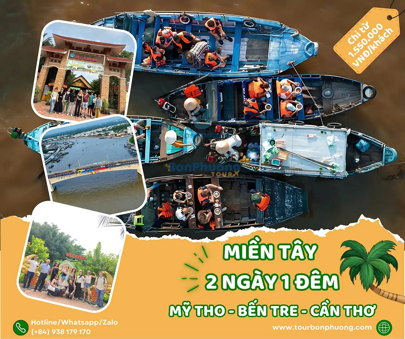 Review Tour Miền Tây 2 Ngày 1 Đêm: Mỹ Tho - Bến Tre - Cần Thơ Có Gì Hấp Dẫn?